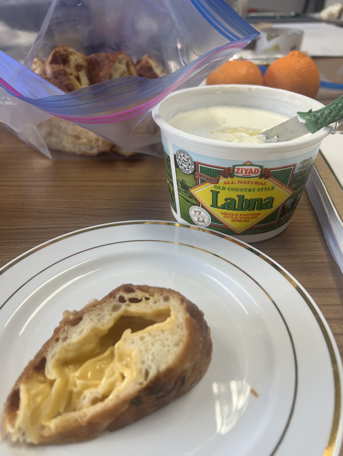 Bread and Labna